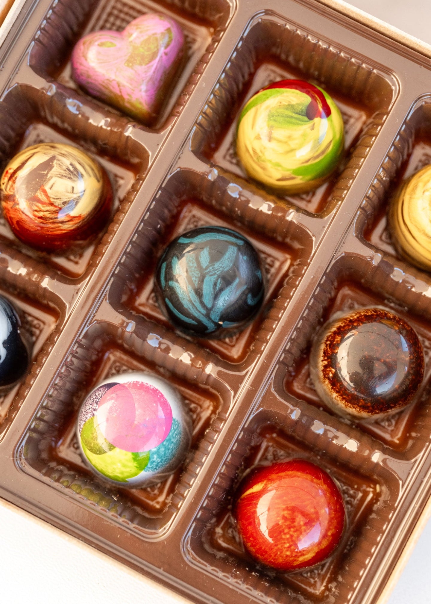 9 piece bonbon variety box – Chocolate Nana